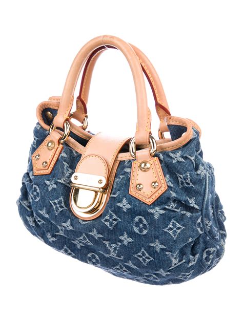 louis vuitton denim baggy|Louis Vuitton monogram denim bag.